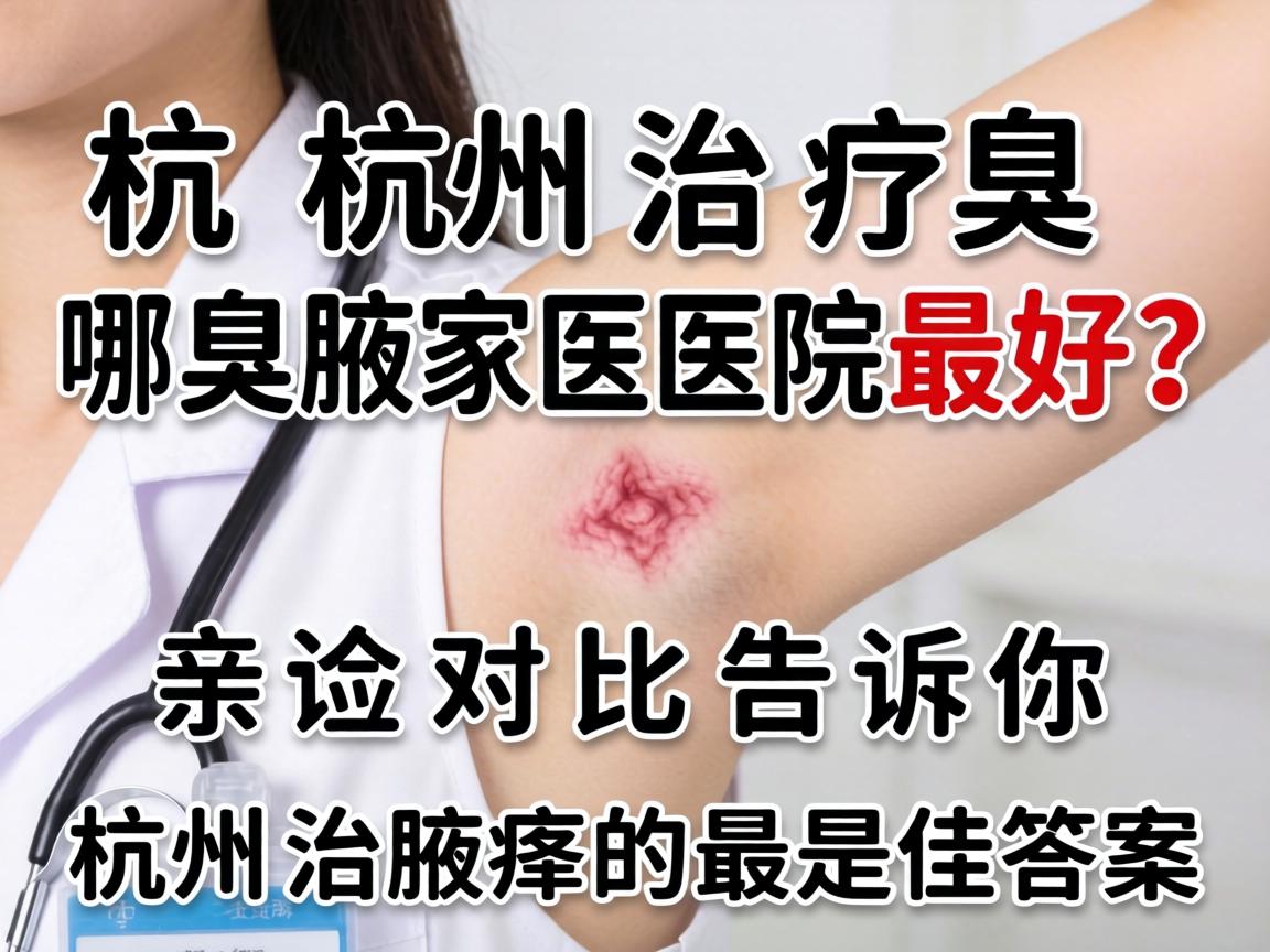 杭州治疗腋臭哪家医院最好？亲测对比告诉你杭州治腋臭的最佳答案