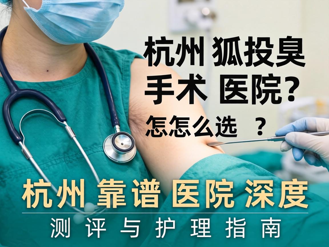 杭州狐臭手术医院怎么选？杭州靠谱医院深度测评与护理指南