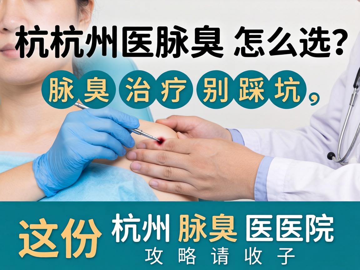 杭州腋臭医院怎么选？腋臭治疗别踩坑，这份杭州腋臭医院攻略请收好
