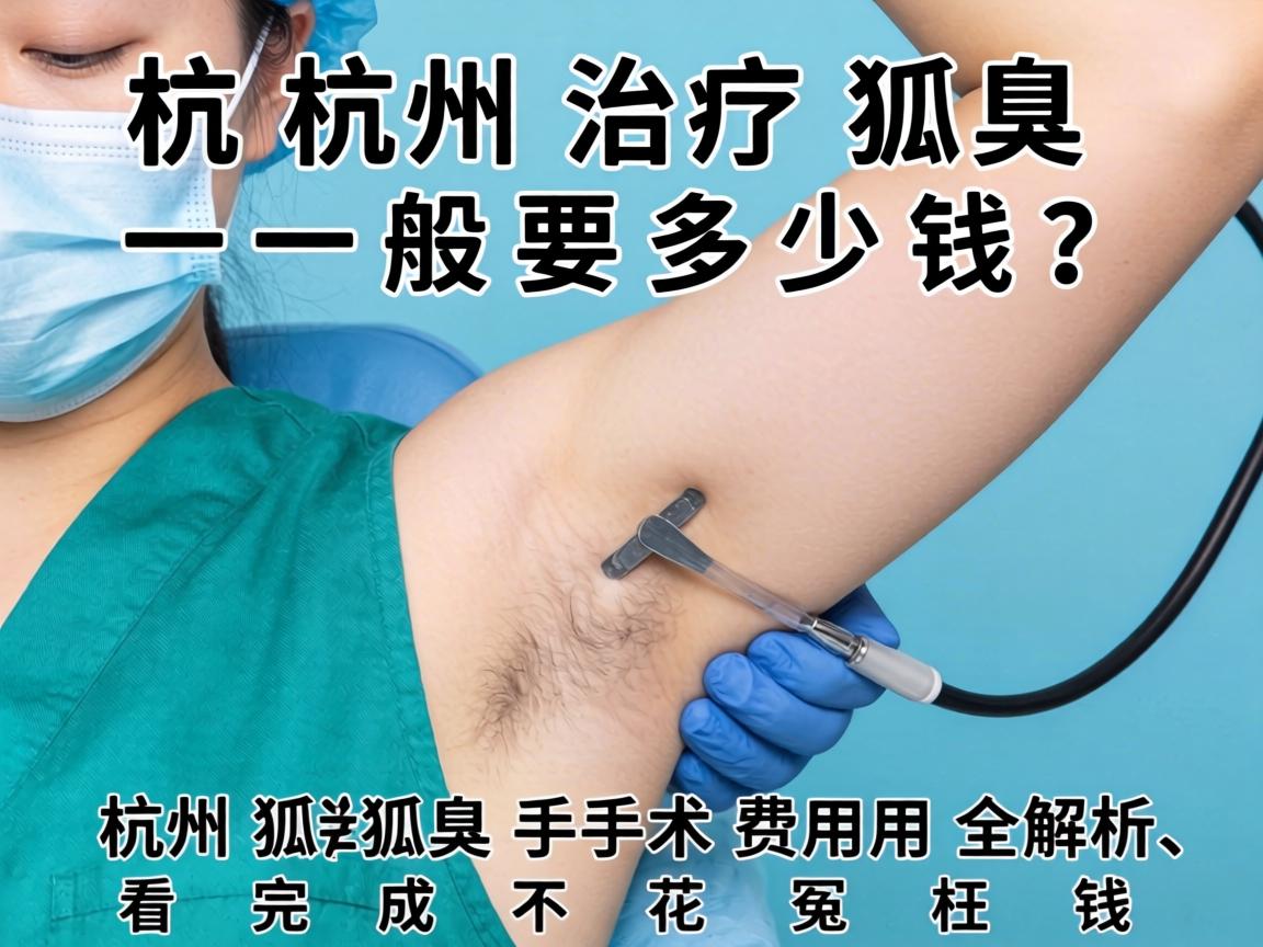 杭州治疗狐臭一般要多少钱？杭州狐臭手术费用全解析，看完不花冤枉钱