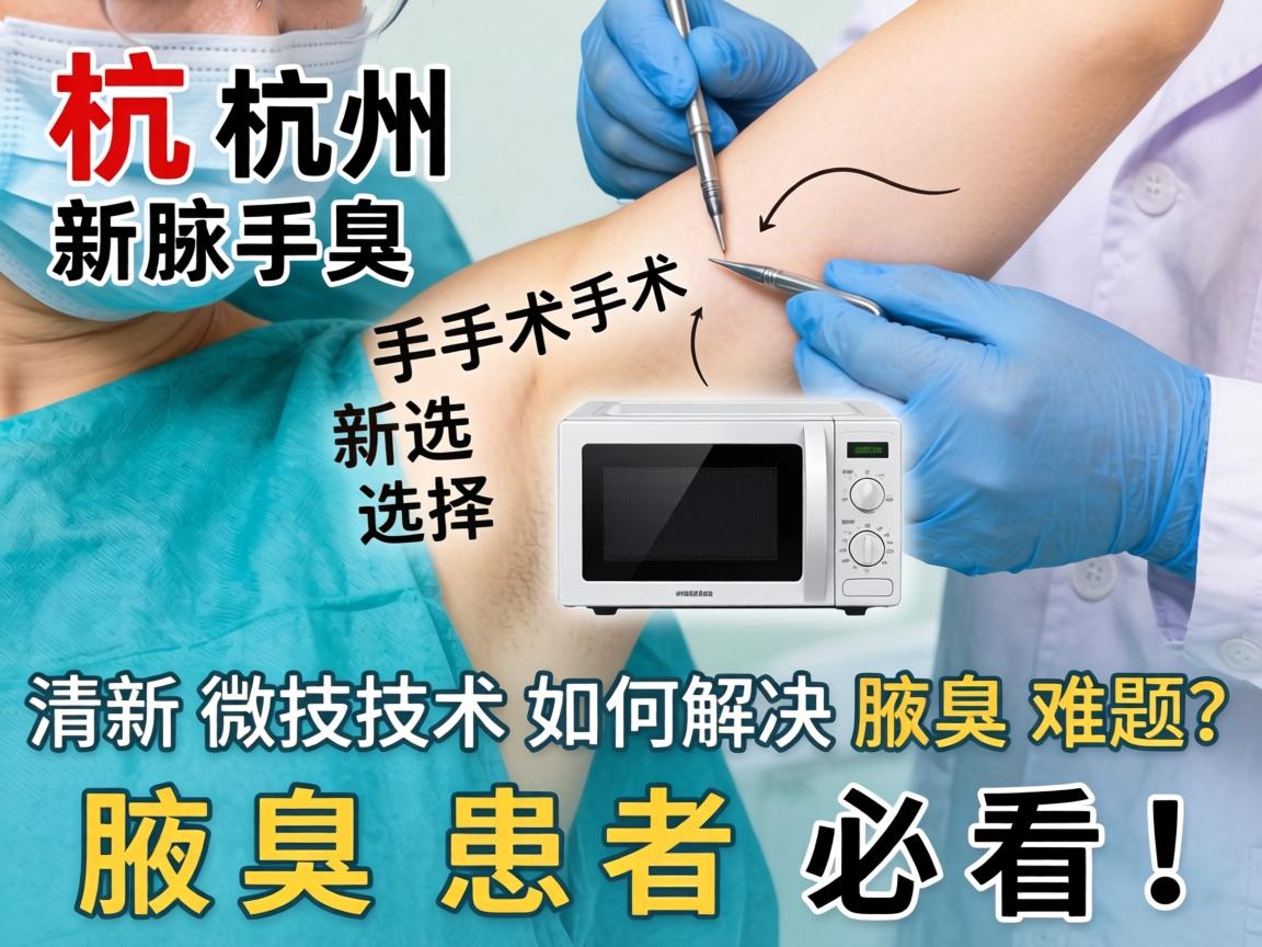 杭州腋臭手术新选择,清新微波技术如何解决腋臭难题?腋臭患者必看! 杭州腋臭手术新选择,清新微波技术如何解决腋臭难题?腋臭患者必看!