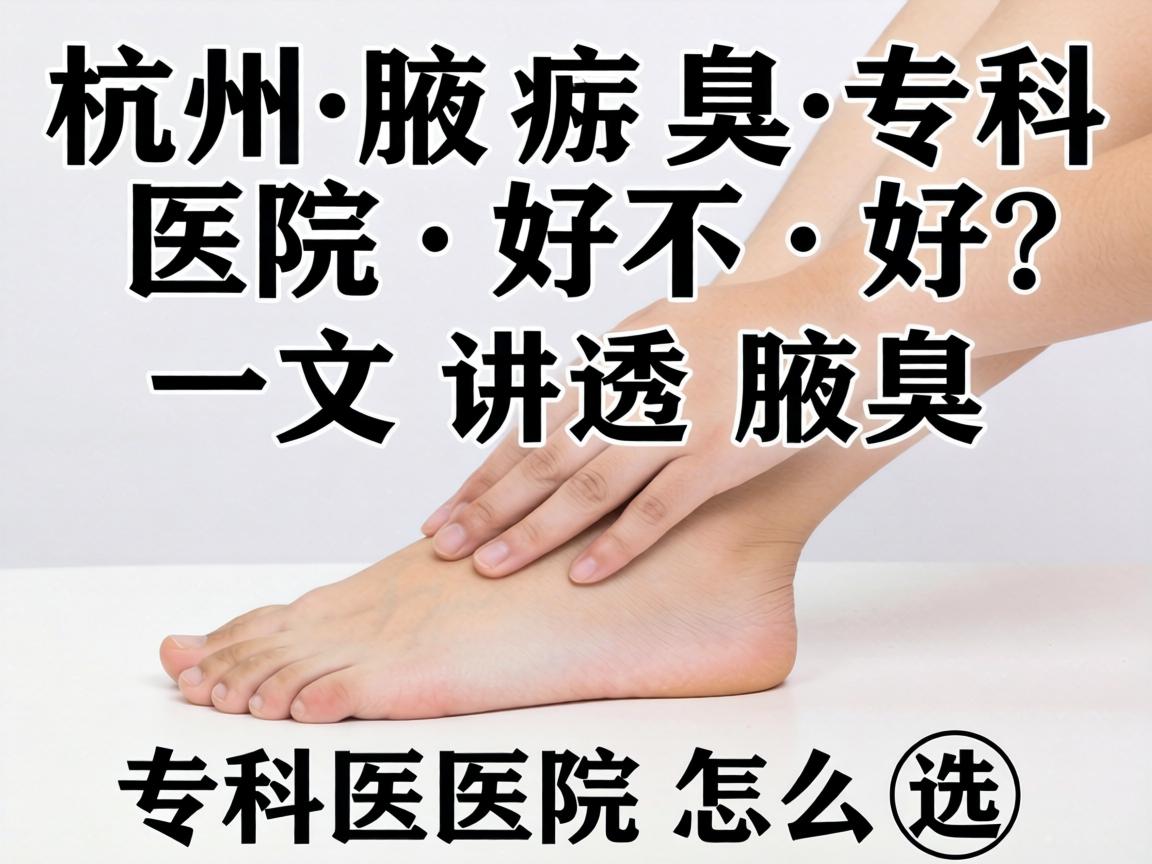 杭州腋臭专科医院好不好？一文讲透腋臭专科医院怎么选