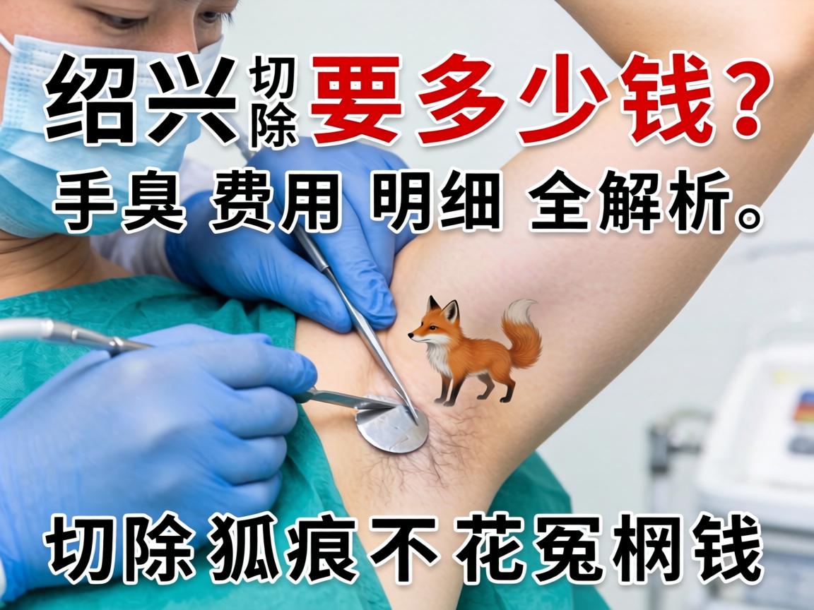 绍兴切除狐臭手术要多少钱？费用明细全解析，切除狐臭不花冤枉钱