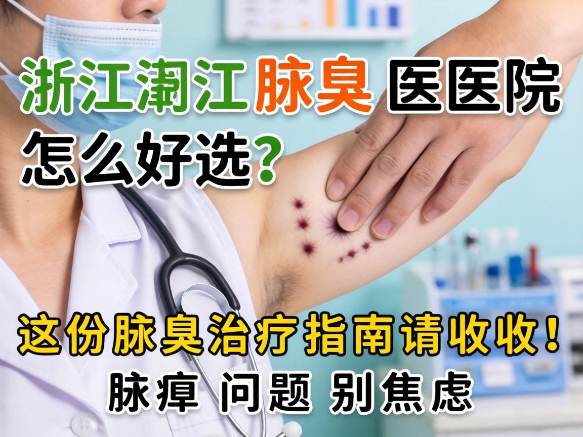浙江腋臭医院怎么选？这份腋臭治疗指南请收好！腋臭问题别焦虑