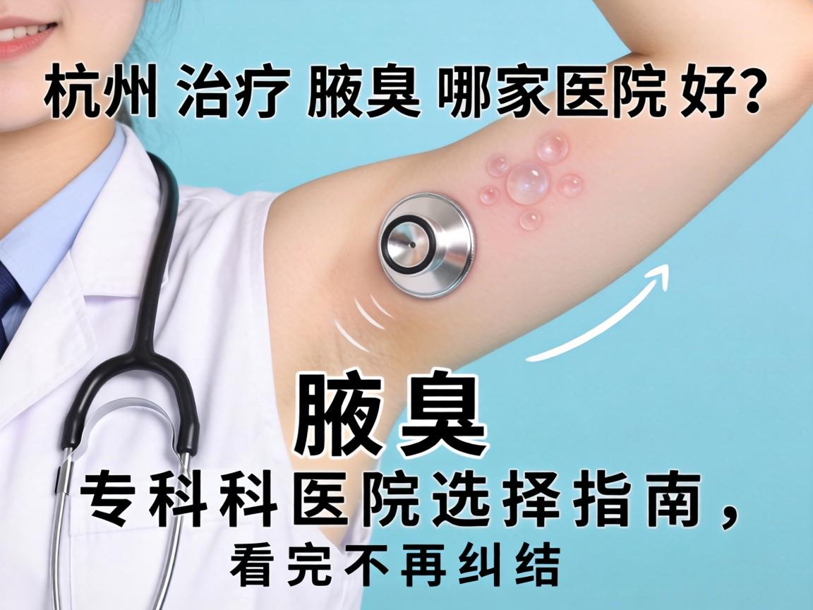 杭州治疗腋臭哪家医院好?腋臭专科医院选择指南,看完不再纠结 杭州治疗腋臭哪家医院好?腋臭专科医院选择指南,看完不再纠结