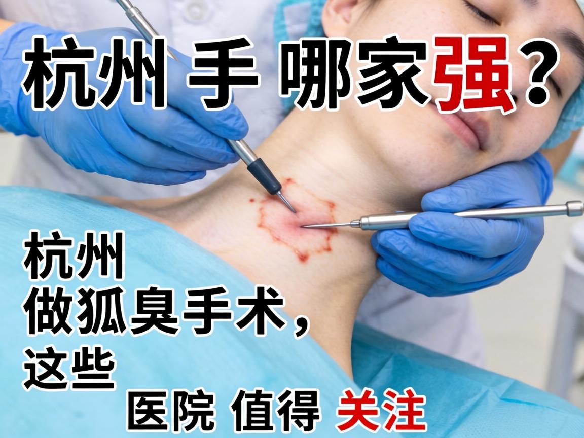 杭州腋臭手术哪家强？杭州做狐臭手术，这些医院值得关注