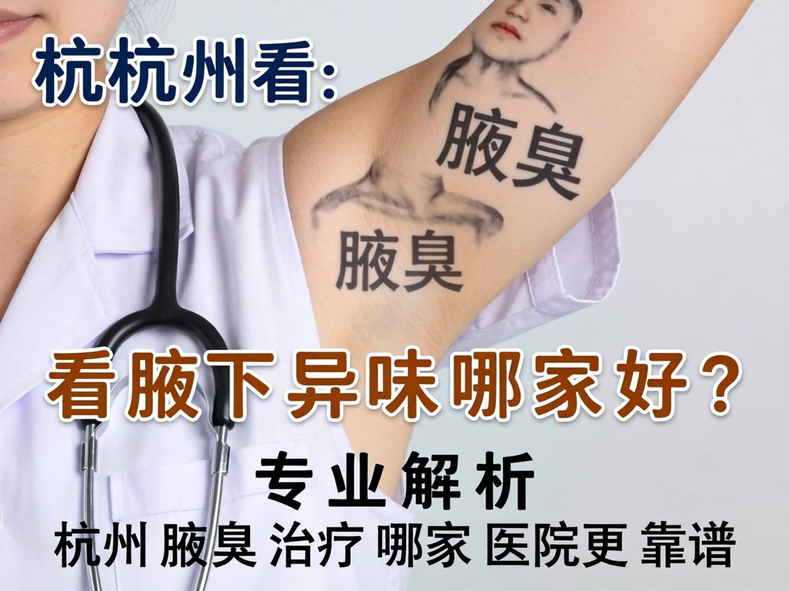 杭州看腋下异味哪家好？专业解析杭州腋臭治疗哪家医院更靠谱