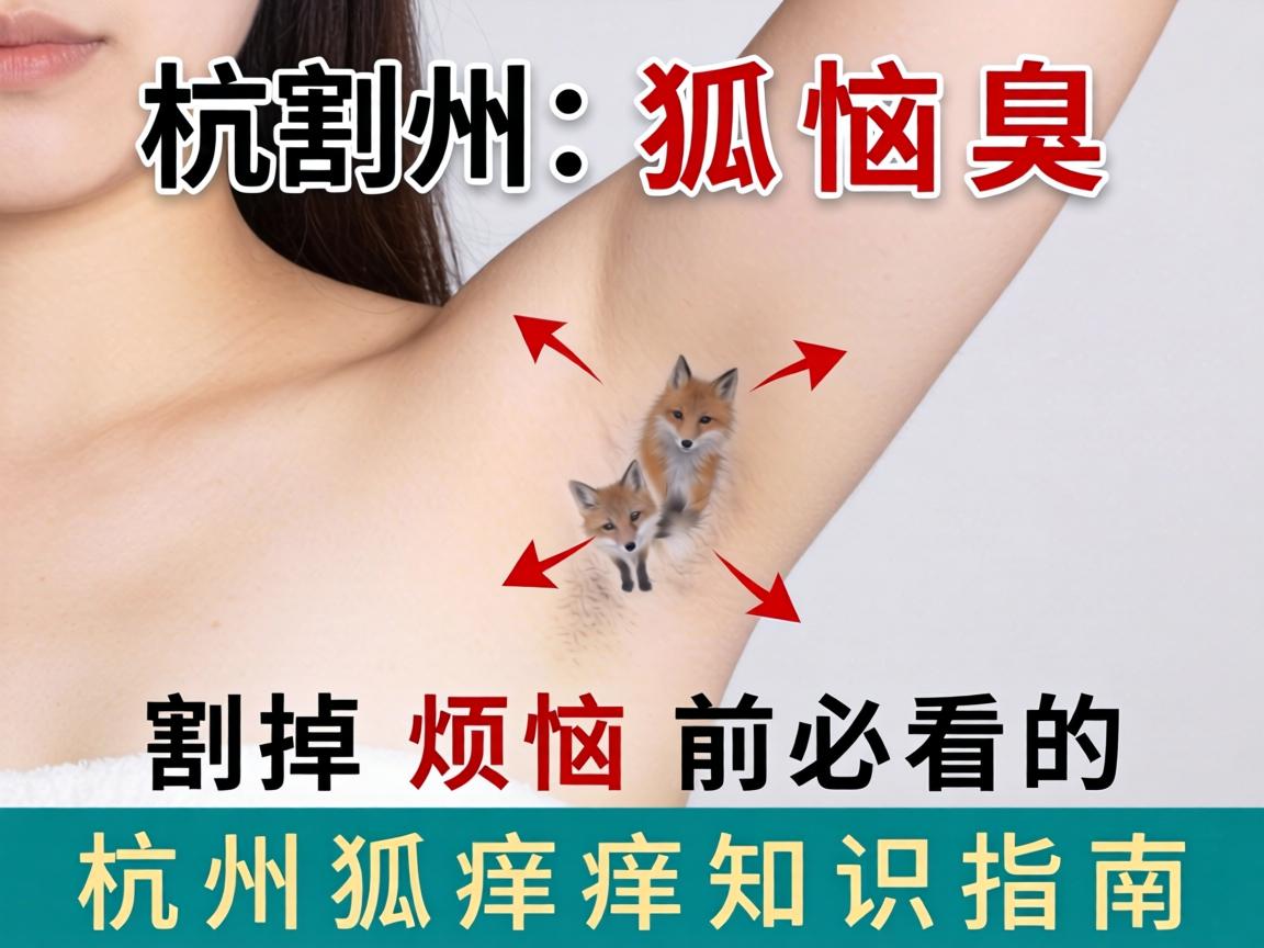 杭州割狐臭，割掉烦恼前必看的杭州狐臭知识指南