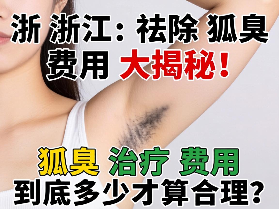 浙江祛除狐臭费用大揭秘！狐臭治疗费用到底多少才算合理？