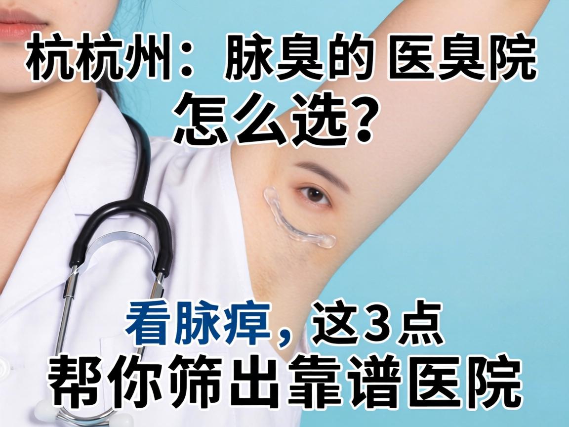 杭州腋臭医院怎么选?看腋臭,这3点帮你筛出靠谱医院 杭州腋臭医院怎么选?看腋臭,这3点帮你筛出靠谱医院