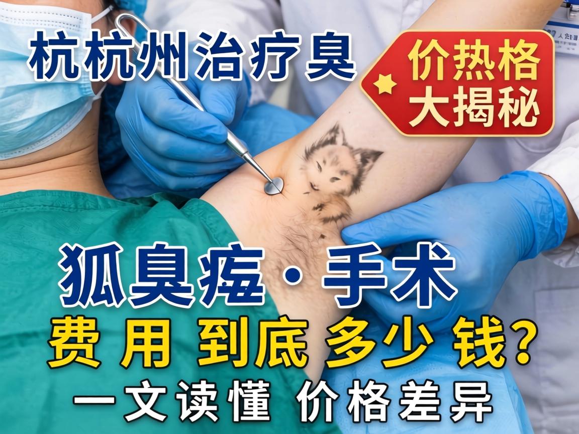 杭州治疗狐臭手术价格大揭秘，狐臭手术费用到底多少钱？一文读懂价格差异