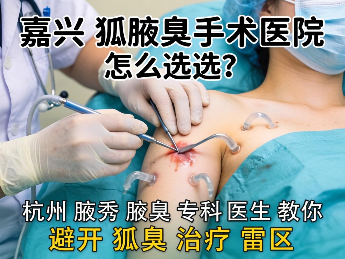 嘉兴狐臭手术医院怎么选？杭州腋秀腋臭专科医生教你避开狐臭治疗雷区