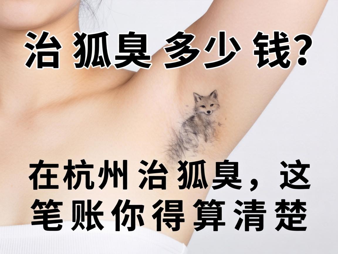 治狐臭多少钱？在杭州治狐臭，这笔账你得算清楚