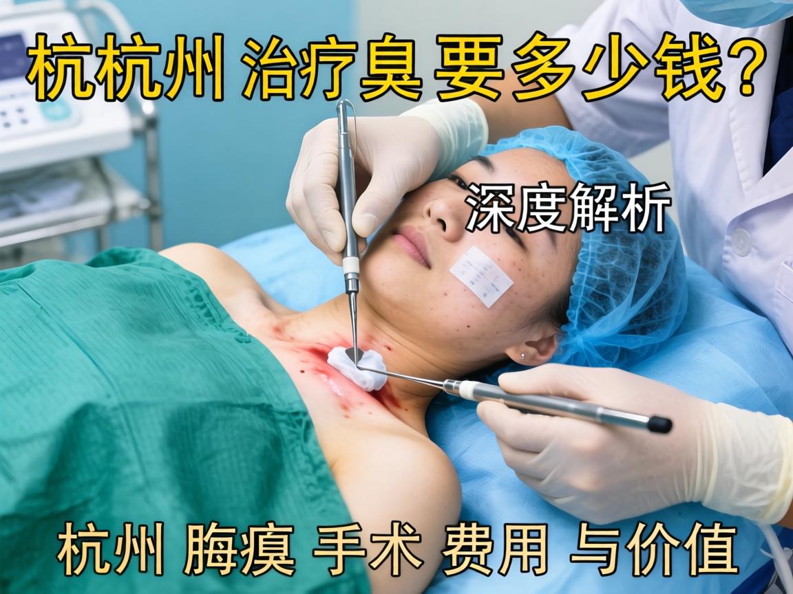 杭州治疗狐臭手术要多少钱？深度解析杭州腋臭手术费用与价值