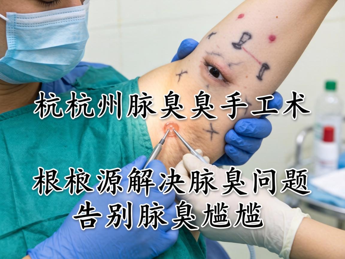 杭州腋臭手术，从根源解决腋臭问题，告别腋臭尴尬