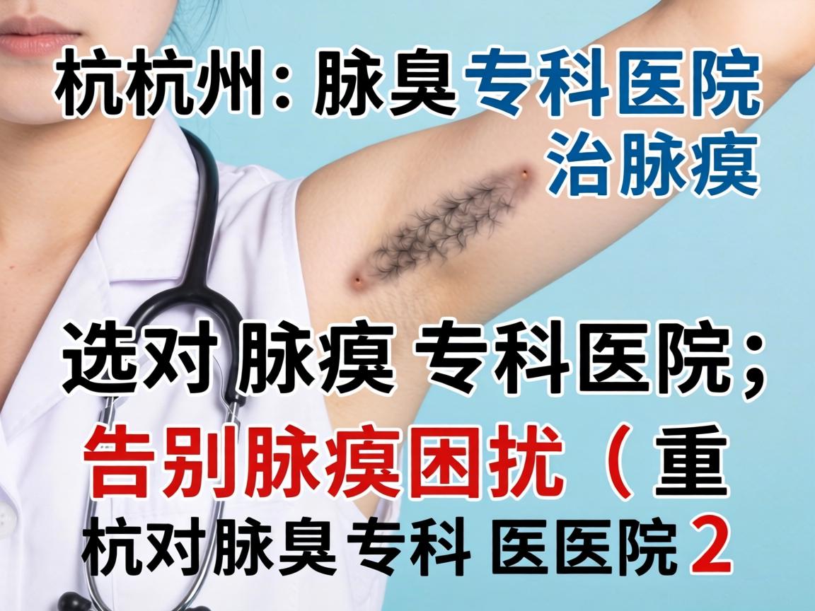 杭州腋臭专科医院治腋臭，选对腋臭专科医院，告别腋臭困扰（重复腋臭专科医院2次）