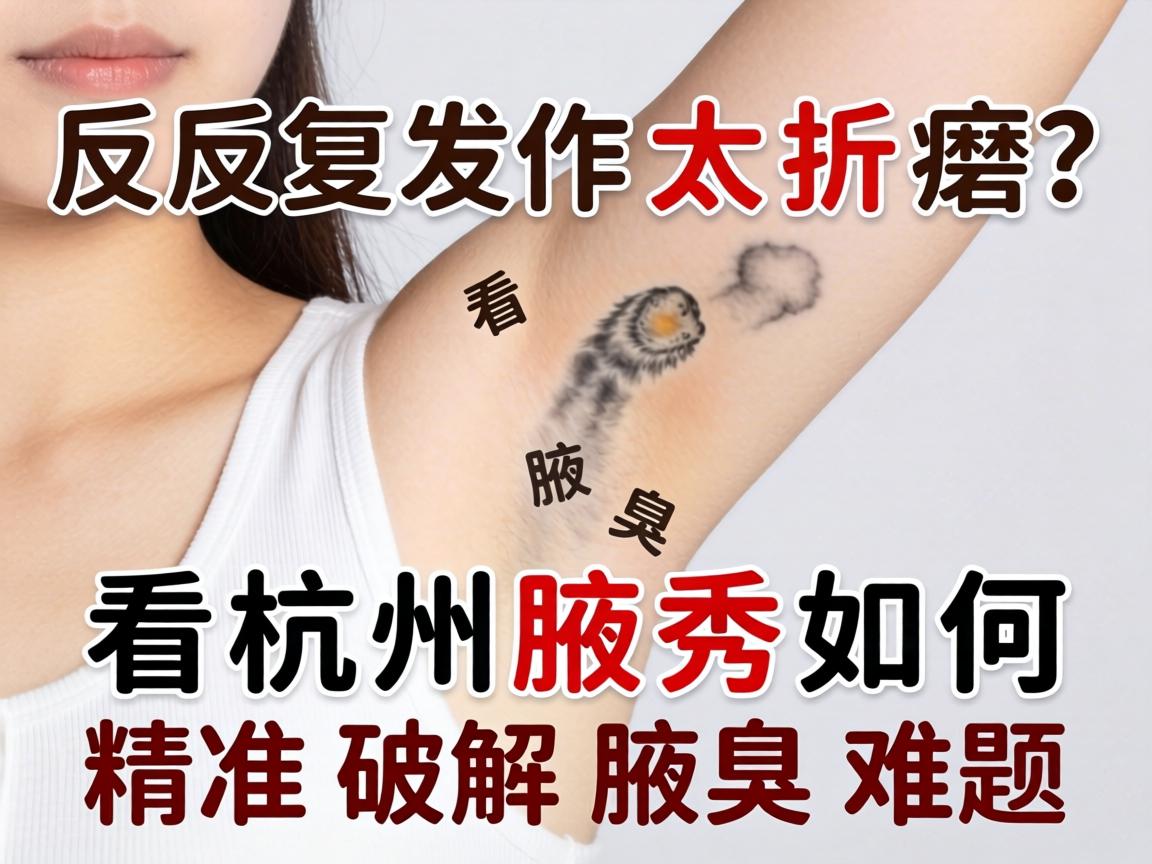腋臭反复发作太折磨？看杭州腋秀如何精准破解腋臭难题