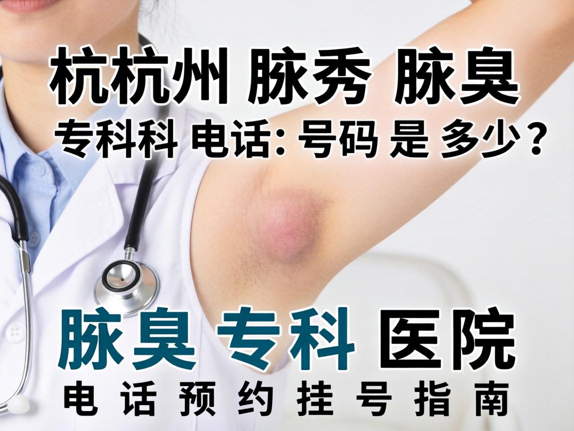 杭州腋秀腋臭专科电话号码是多少？腋臭专科医院电话预约挂号指南