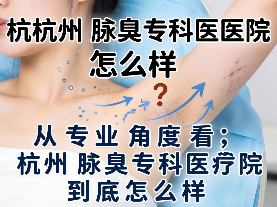 杭州腋臭专科医院怎么样？从专业角度看，杭州腋臭专科医院到底怎么样？