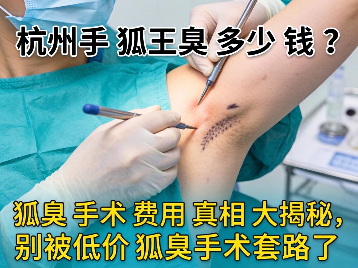 杭州狐臭手术多少钱？狐臭手术费用真相大揭秘，别被低价狐臭手术套路了