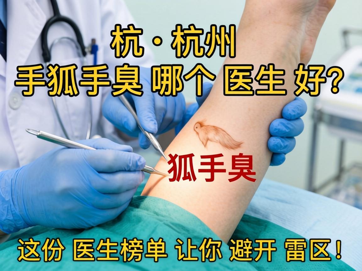 杭州狐臭手术哪个医生好？这份医生榜单让你避开雷区！