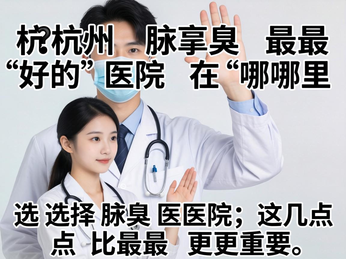 杭州腋臭最好的医院在哪里？选择腋臭医院，这几点比最好更重要