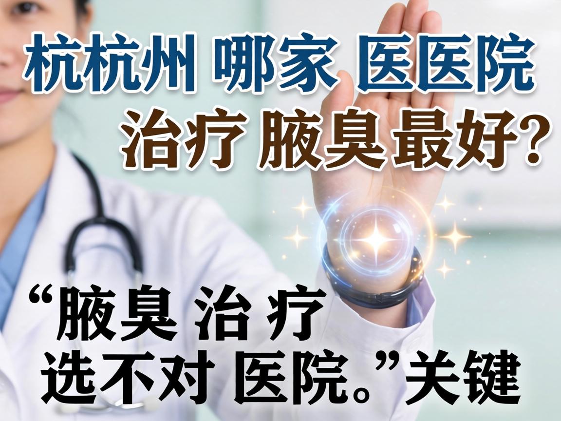 杭州哪家医院治疗腋臭最好？腋臭治疗选对医院最关键