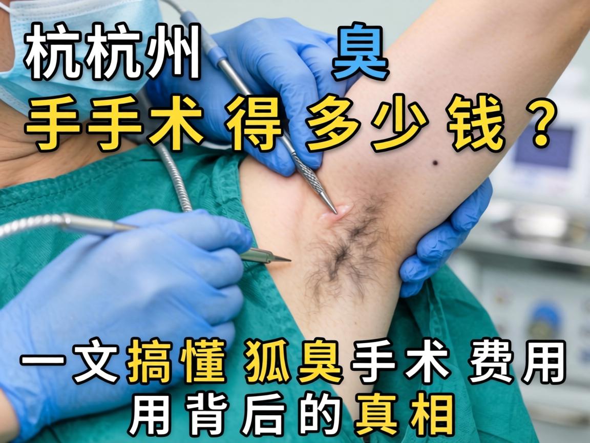 杭州狐臭手术得多少钱?一文搞懂狐臭手术费用背后的真相 杭州狐臭手术得多少钱?一文搞懂狐臭手术费用背后的真相