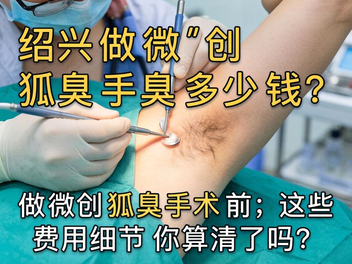 绍兴做微创狐臭手术多少钱?做微创狐臭手术前,这些费用细节你算清了吗? 绍兴做微创狐臭手术多少钱?做微创狐臭手术前,这些费用细节你算清了吗?