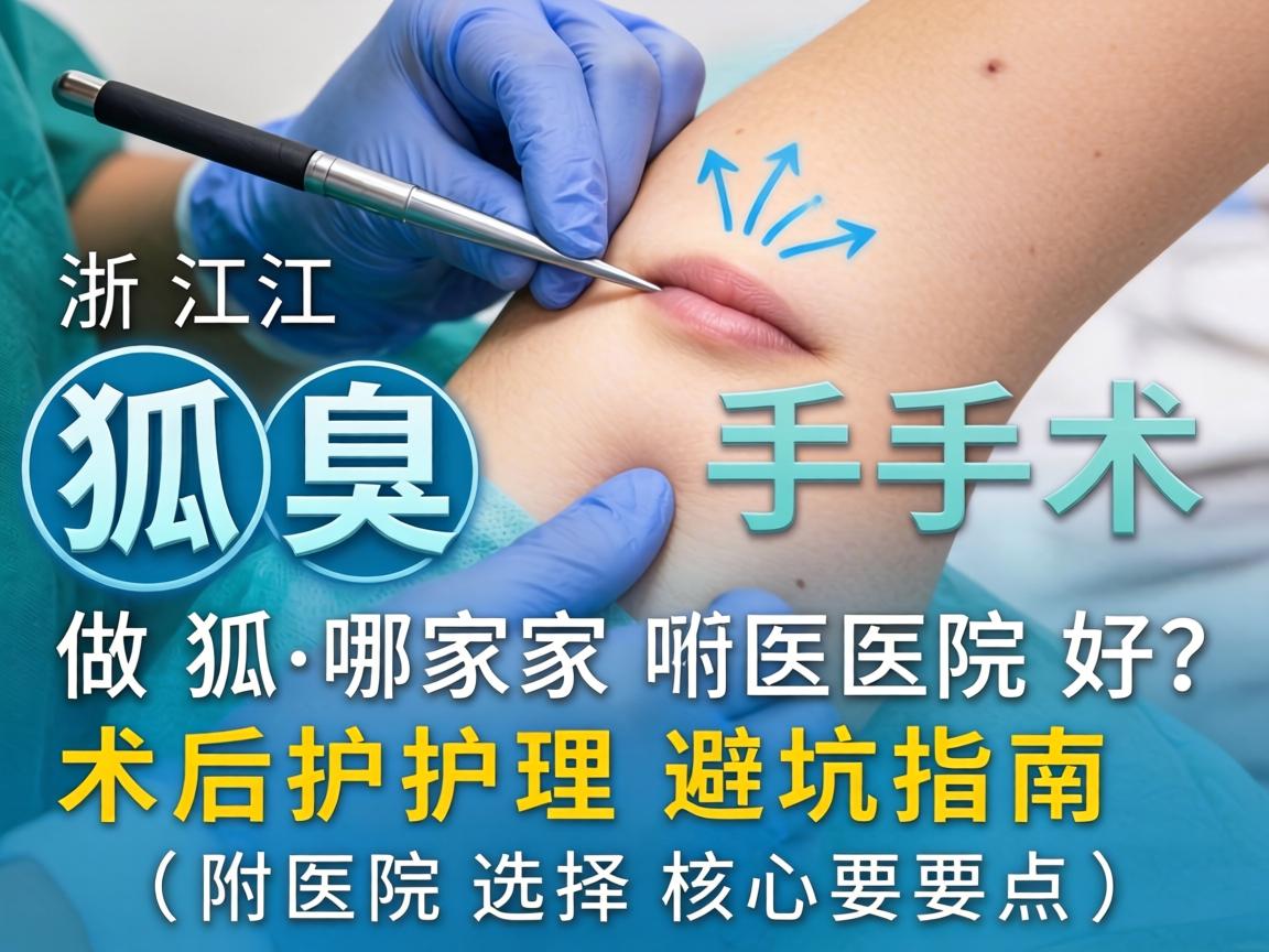 浙江做狐臭手术哪家医院好？术后护理避坑指南（附医院选择核心要点）