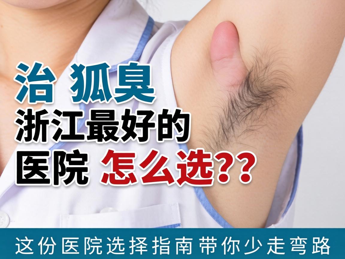 治狐臭浙江最好的医院怎么选？这份医院选择指南带你少走弯路