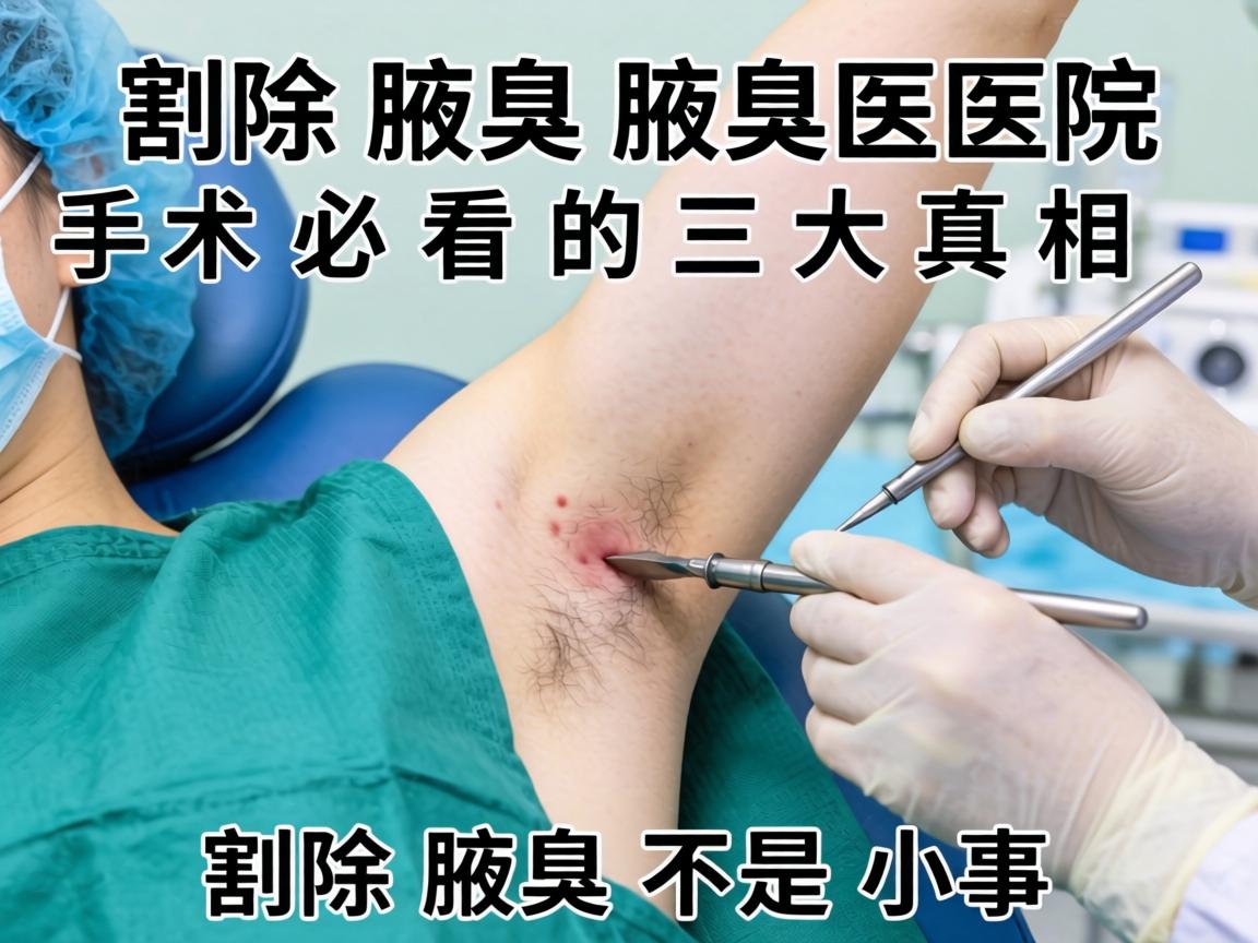 杭州割除腋臭医院，割除腋臭手术前必看的三大真相，割除腋臭不是小事