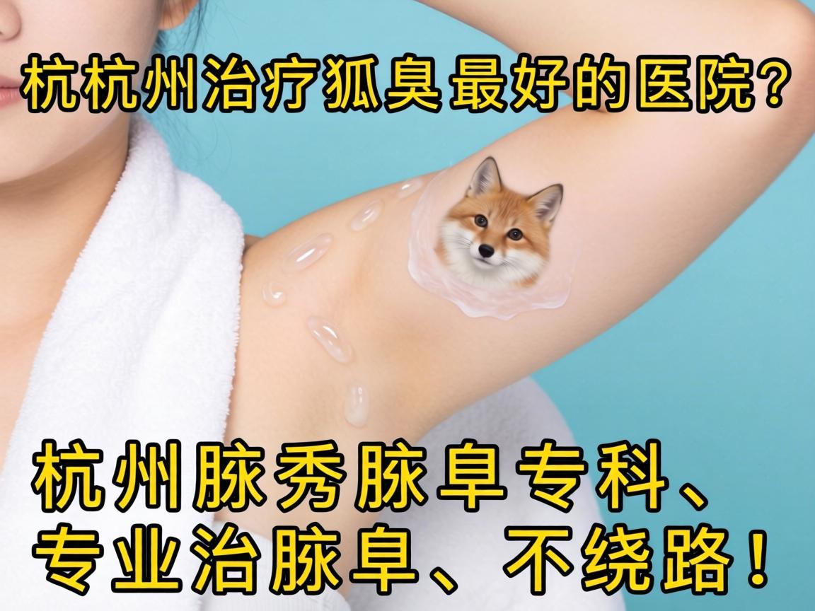 杭州治疗狐臭最好的医院？杭州腋秀腋臭专科，专业治腋臭，不绕路！