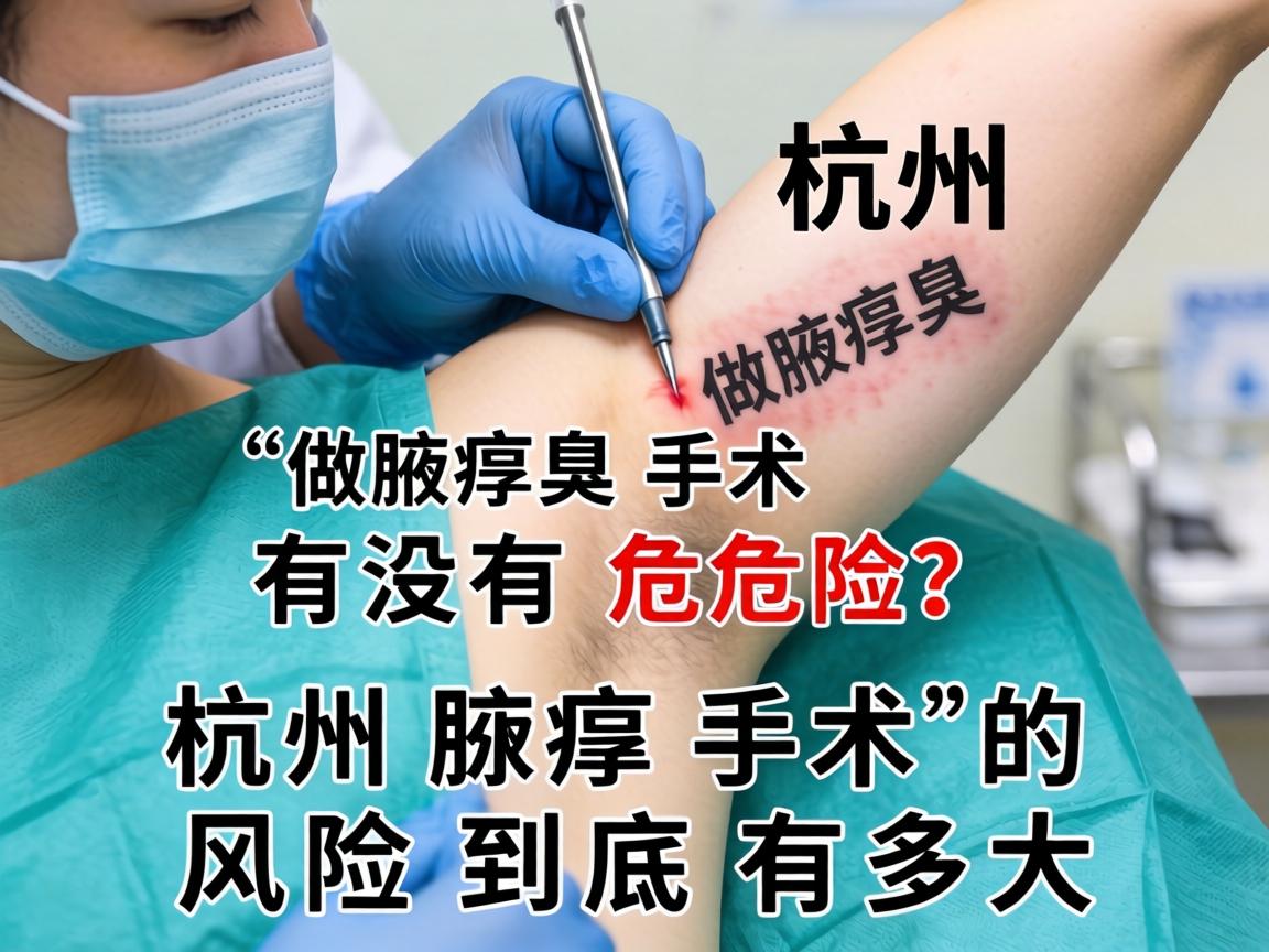 杭州做腋臭手术有没有危险？杭州腋臭手术的风险到底有多大？