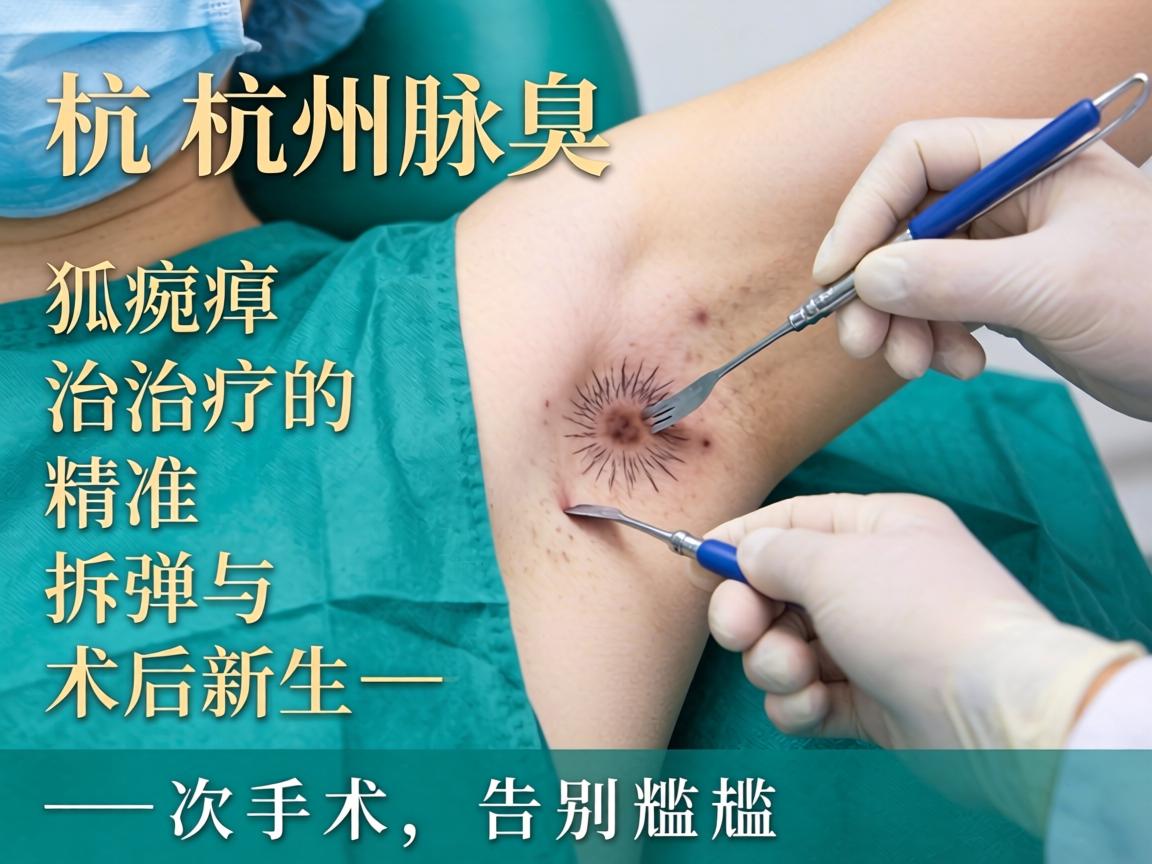 杭州腋臭手术，狐臭治疗的精准拆弹与术后新生—一次手术，告别尴尬