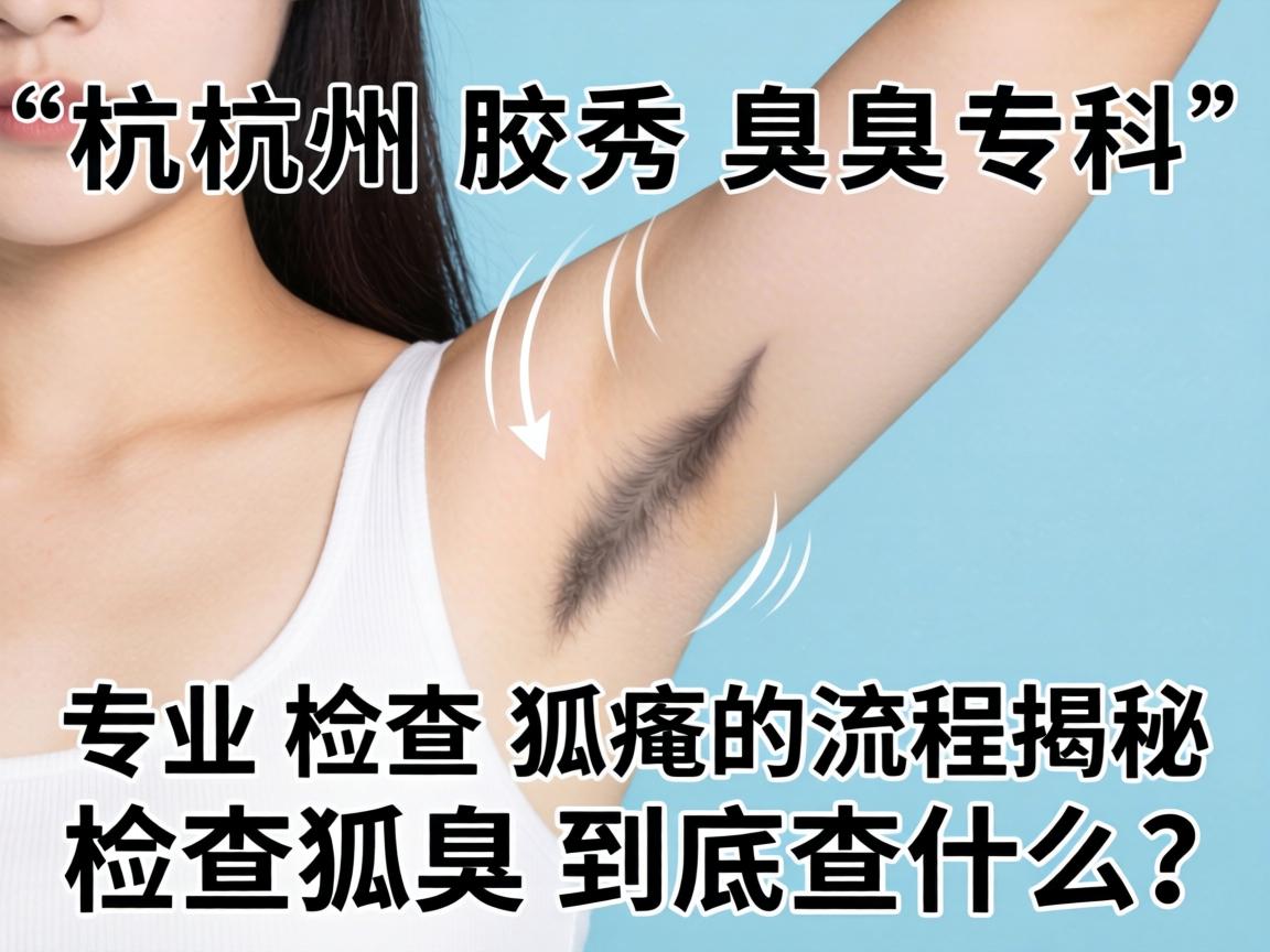 杭州腋秀腋臭专科,专业检查狐臭的流程揭秘,检查狐臭到底查什么? 杭州腋秀腋臭专科,专业检查狐臭的流程揭秘,检查狐臭到底查什么?