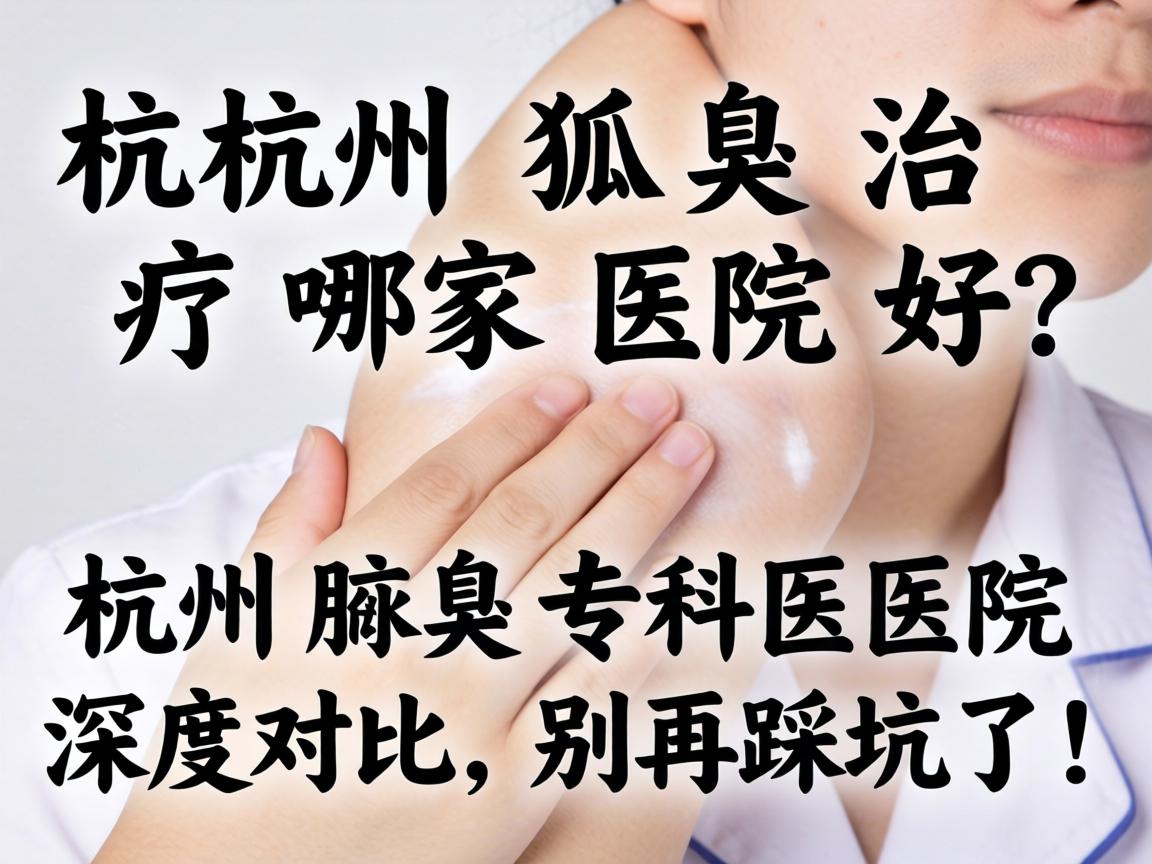 杭州狐臭治疗哪家医院好？杭州腋臭专科医院深度对比，别再踩坑了！