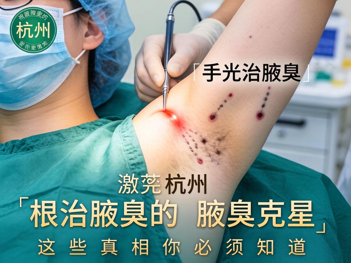杭州激光手术治腋臭，根治腋臭的腋臭克星，这些真相你必须知道