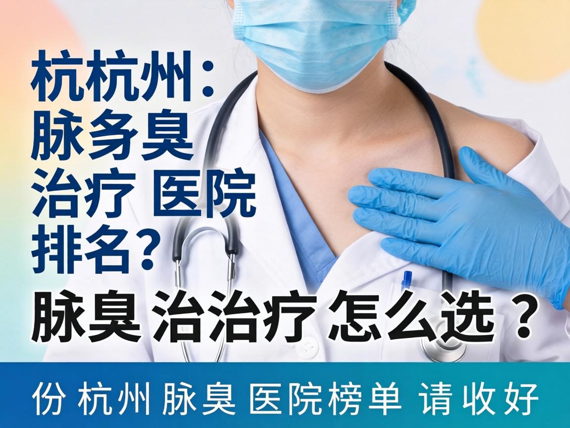 杭州腋臭治疗医院排名，腋臭治疗怎么选？这份杭州腋臭医院榜单请收好