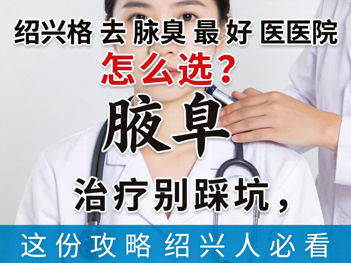 绍兴去腋臭最好医院怎么选？腋臭治疗别踩坑，这份攻略绍兴人必看