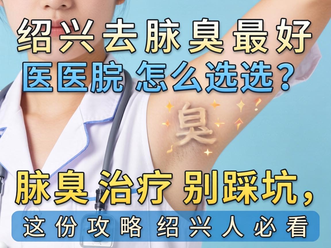 绍兴去腋臭最好医院怎么选？腋臭治疗别踩坑，这份攻略绍兴人必看
