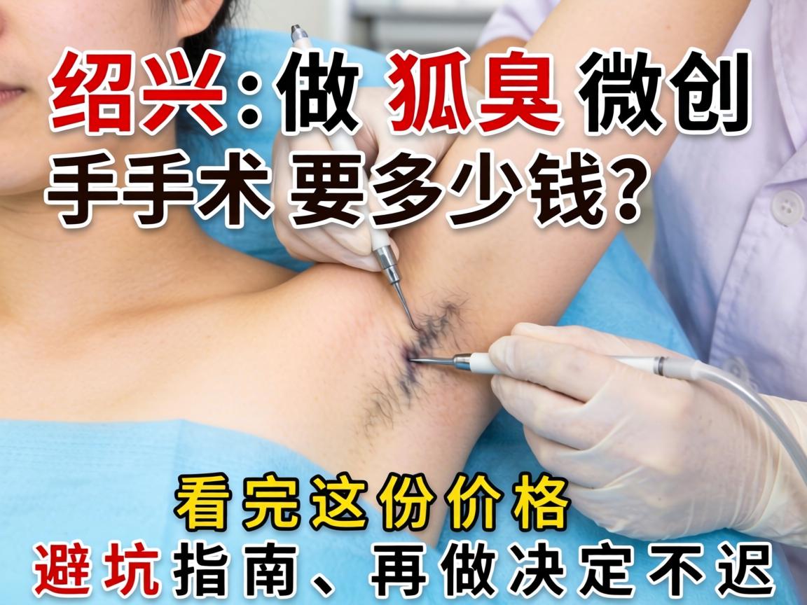 绍兴做狐臭微创手术要多少钱？看完这份价格避坑指南，再做决定不迟