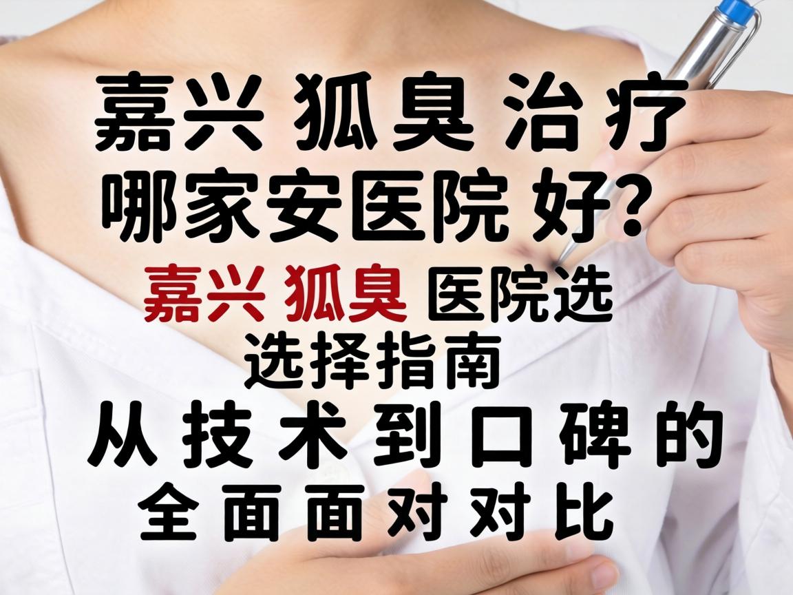 嘉兴狐臭治疗哪家医院好？嘉兴狐臭医院选择指南，从技术到口碑的全面对比