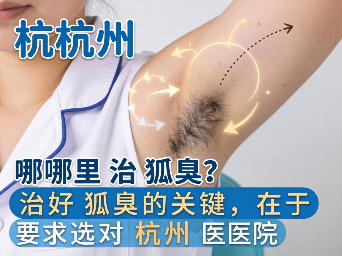 杭州哪里治狐臭？治好狐臭的关键，在于选对杭州医院