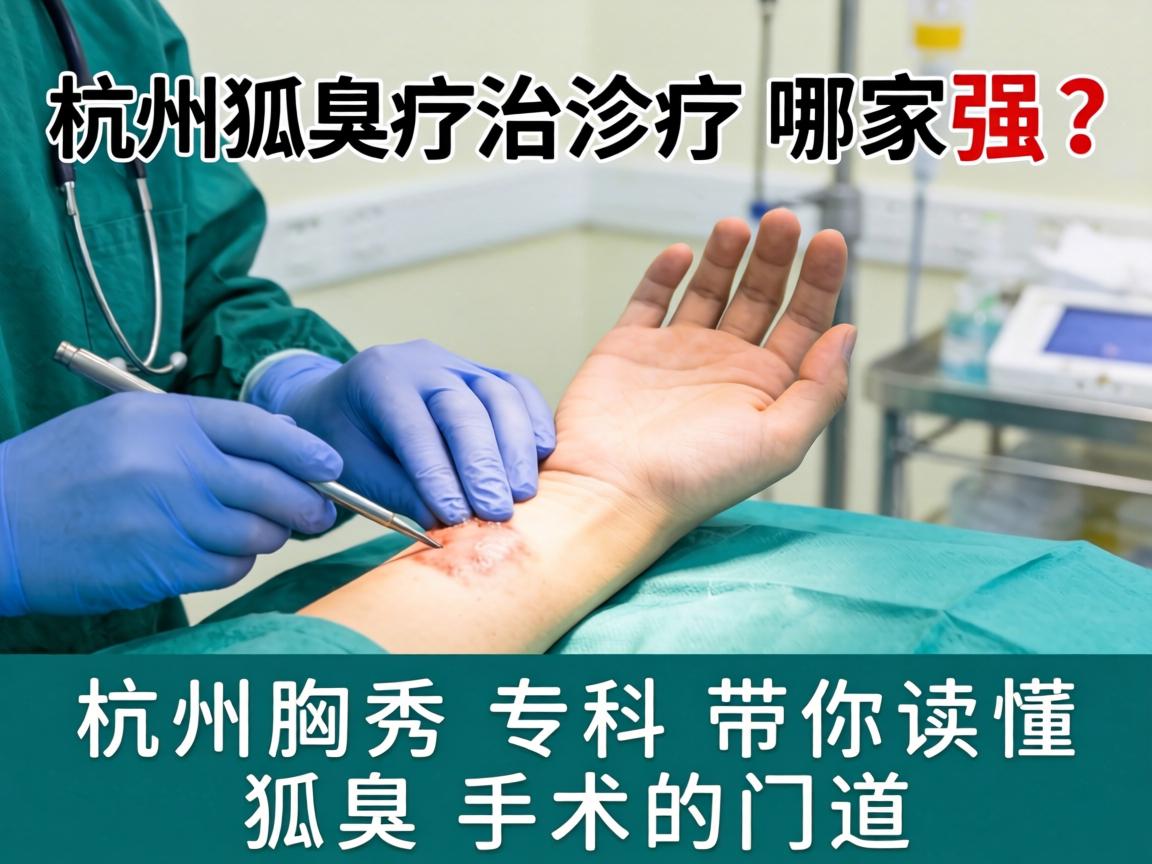 杭州狐臭手术治疗哪家强？杭州腋秀专科带你读懂狐臭手术的门道