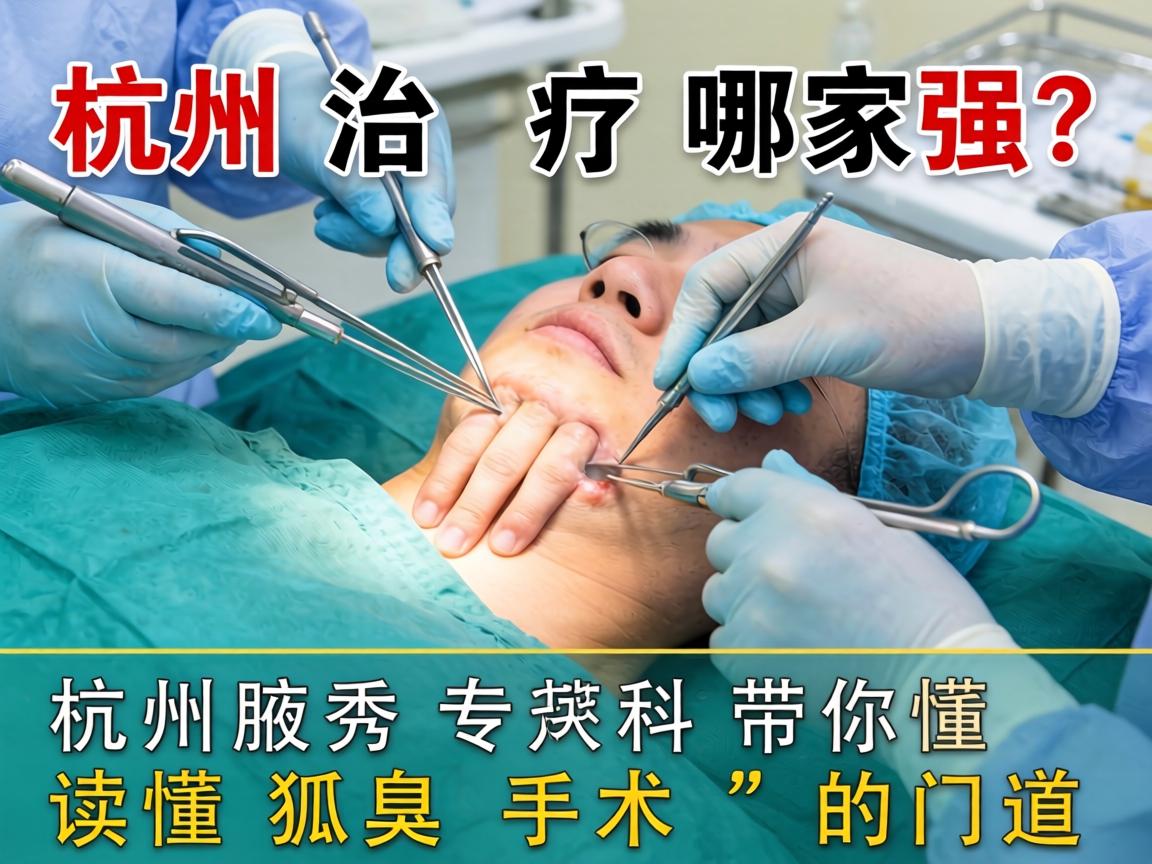 杭州狐臭手术治疗哪家强？杭州腋秀专科带你读懂狐臭手术的门道