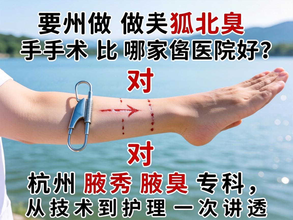 湖州做狐臭手术哪家医院好?对比杭州腋秀腋臭专科,从技术到护理一次讲透 湖州做狐臭手术哪家医院好?对比杭州腋秀腋臭专科,从技术到护理一次讲透