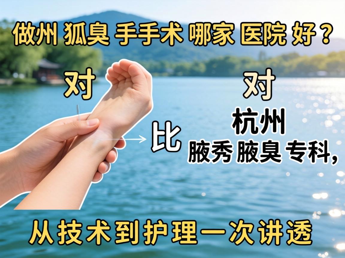 湖州做狐臭手术哪家医院好?对比杭州腋秀腋臭专科,从技术到护理一次讲透 湖州做狐臭手术哪家医院好?对比杭州腋秀腋臭专科,从技术到护理一次讲透