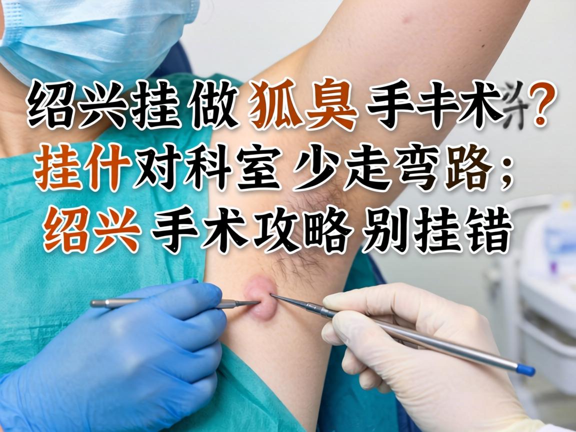 绍兴做狐臭手术挂什么科？挂对科室少走弯路，绍兴手术攻略别挂错