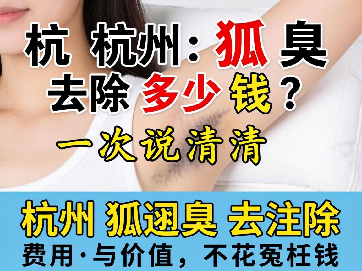 杭州狐臭去除多少钱？一次说清杭州狐臭去除费用与价值，不花冤枉钱